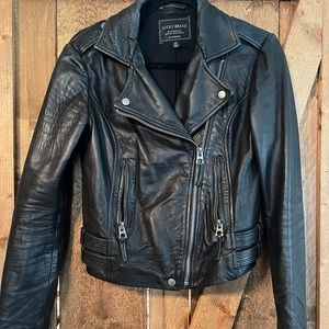 Lucky brand Moto Leather Jacket